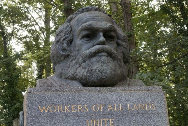 Karl Marx statue