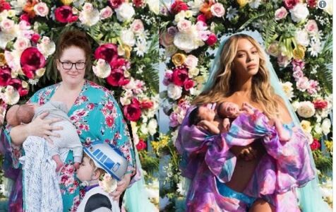 Γονείς τρολάρουν την φωτογραφία της Beyonce με τα δίδυμα για να δείξουν πώς είναι η αλήθεια