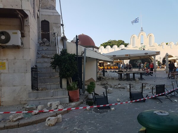 Οι καταστροφές στην Κω από τον φονικό σεισμό - Τσουνάμι 70 εκατοστών