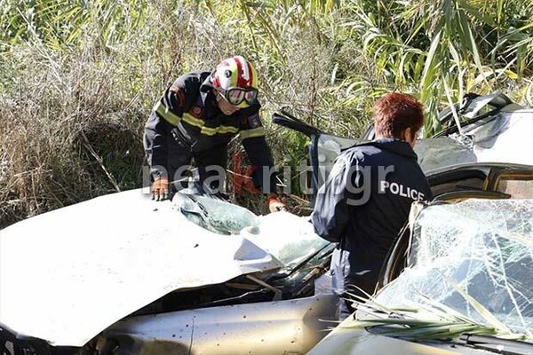 Τραγωδία με δύο ξαδέλφια νεκρά σε τροχαίο στην Κρήτη