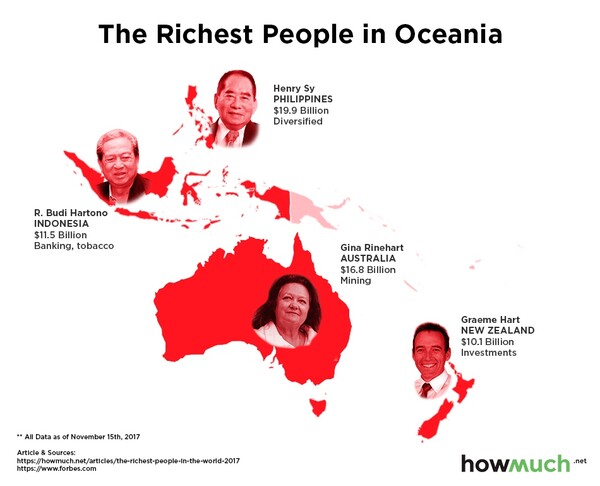 Αυτός είναι ο πιο πλούσιος άνθρωπος στην Ελλάδα - Χάρτες με τους πλουσιότερους ανά χώρα