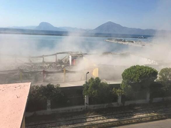 Πάτρα: Οι μετρήσεις δεν έδειξαν μόλυνση από τον αμίαντο από την κατάρρευση του υποστέγου