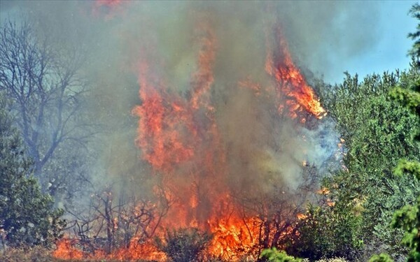 Σε ύφεση η πυρκαγιά στην Κέρκυρα