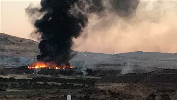 Τουρκία: Μεγάλη φωτιά σε στρατιωτική ζώνη