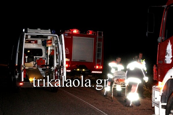 Τραγωδία στα Τρίκαλα: Νεκρός ένας 19χρονος σε τροχαίο