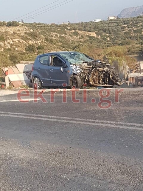 Τροχαίο με έξι τραυματίες στο Ηράκλειο Κρήτης - Ανάμεσά τους δύο παιδιά