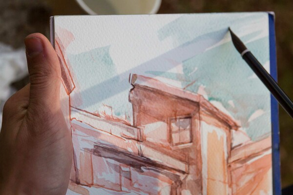 Σκιτσάροντας στο κέντρο της Αθήνας με τους «Urban Sketchers Athens»