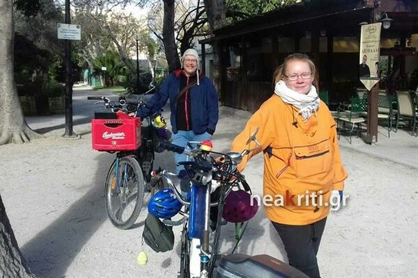 Οικογένεια από τη Φινλανδία έφτασε στα Χανιά μετά από 7 μήνες, διασχίζοντας με ποδήλατα την Ευρώπη