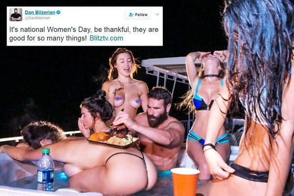 Ο Dan Bilzerian είχε το θράσος να μιλήσει για τη σεξουαλική παρενόχληση