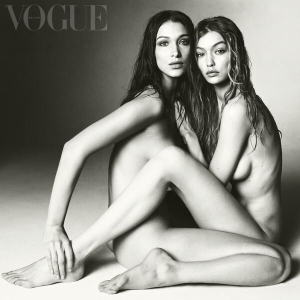 Gigi και Bella Hadid φωτογραφήθηκαν γυμνές για την βρετανική Vogue και διχάζουν τους θαυμαστές τους
