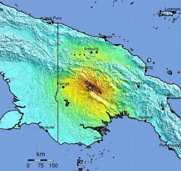 Ισχυρός σεισμός 7,5 Ρίχτερ στην Παπούα-Νέα Γουινέα - Περισσότεροι από 30 νεκροί και 300 τραυματίες