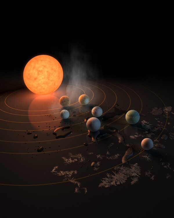 Νέα στοιχεία για τους εξωπλανήτες του Trappist-1: Αυξάνεται η πιθανότητα κάποιοι να φιλοξενούν ζωή