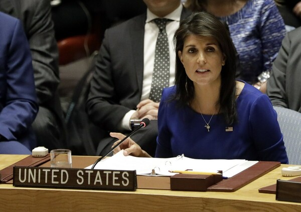 Η πρέσβειρα των ΗΠΑ στον ΟΗΕ υποστήριξε πως το Ισραήλ «επέδειξε αυτοσυγκράτηση» χθες στη Γάζα
