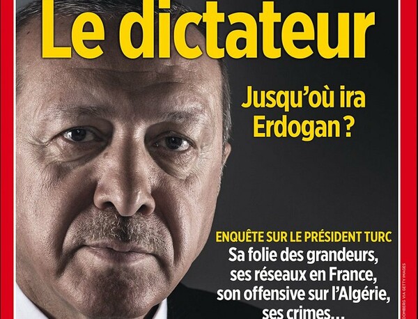Αντιδράσεις για το εξώφυλλο του περιοδικού Le Point που αποκαλεί «δικτάτορα» τον Ερντογάν