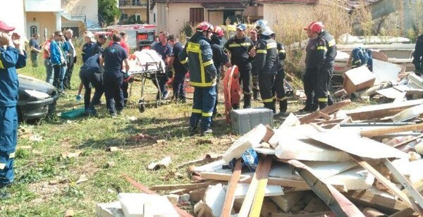 Ισχυρή έκρηξη σε μονοκατοικία στα Ιωάννινα - Κατέρρευσε μεγάλο τμήμα του σπιτιού