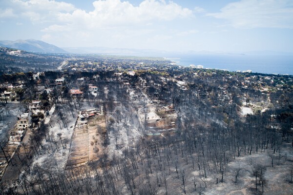 Αστεροσκοπείο Αθηνών: Ολική καταστροφή στο Μάτι - Κάηκε ολοσχερώς το 70% της έκτασης