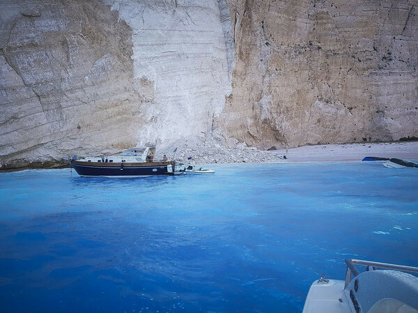 Κλειστό μέχρι νεοτέρας το Ναυάγιο στη Ζάκυνθο - Ανησυχία για την περιοχή μετά την κατολίσθηση