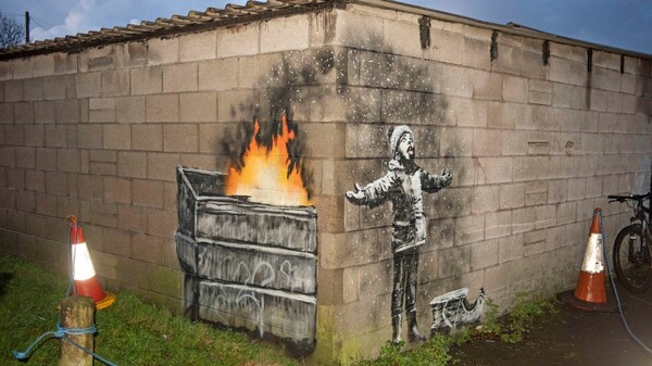 Εξαψήφιο ποσό για το έργο του Banksy στην Ουαλία