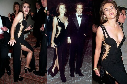 H Λιζ Χάρλεϊ φόρεσε ξανά το διάσημο Versace φόρεμα με τις παραμάνες - 25 χρόνια μετά την εμφάνιση σκάνδαλο
