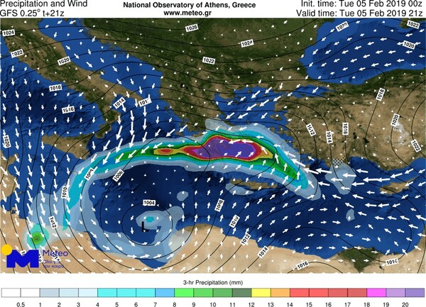 Εθνικό Αστεροσκοπείο: Πώς θα κινηθεί η κακοκαιρία τις επόμενες ώρες - Οι περιοχές υψηλού κινδύνου