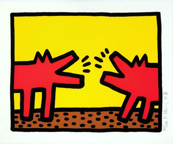 Η ιστορία των σκύλων, εμπνευσμένη από τον Keith Haring