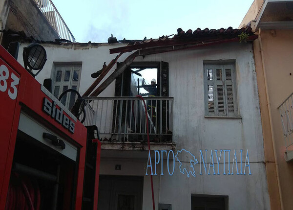 Ναύπλιο: Ηλικιωμένη κάηκε μέσα στο σπίτι της
