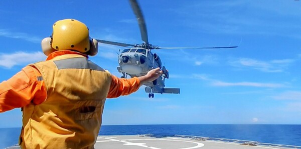 Εικόνες από την άσκηση του Πολεμικού Ναυτικού στο Αιγαίο