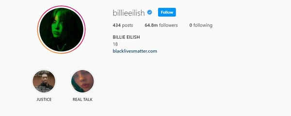 Μυστήριο με κίνηση της Billie Eilish στο Instagram- Έκανε μαζικό unfollow