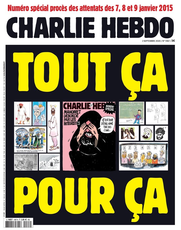 Το Charlie Hebdo αναδημοσίευσε τα σκίτσα του Μωάμεθ- Ξεκινά η δίκη για τη φονική επίθεση