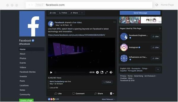 Facebook: Έρχεται η νέα εμφάνιση και το Dark Mode
