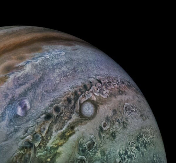 NASA: Οι τελευταίες θεαματικές εικόνες του Δία - Η Μεγάλη Ερυθρά Κηλίδα σε πρώτο πλάνο