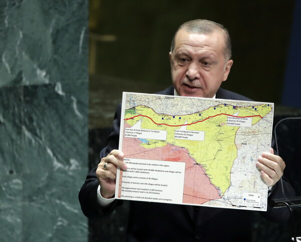 Ερντογάν στον ΟΗΕ: Η Τουρκία θα προστατεύσει τα νόμιμα δικαιώματά της στην Ανατολική Μεσόγειο