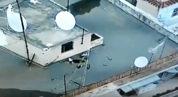 Ταράτσα στα Εξάρχεια σε βίντεο από drone - Στη δημοσιότητα υλικό από την ΕΛ.ΑΣ.