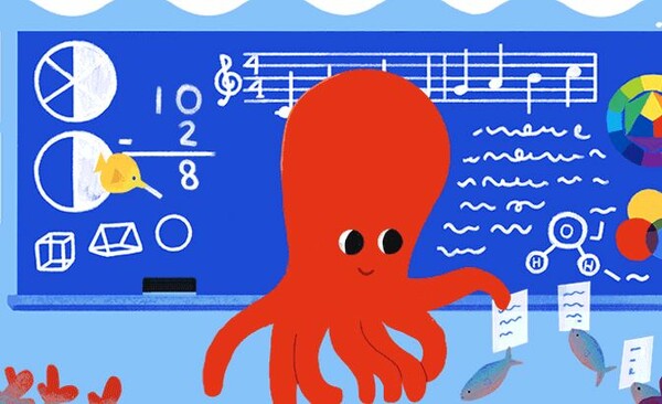 Στην Ημέρα των Εκπαιδευτικών αφιερώνει η Google το σημερινό doodle