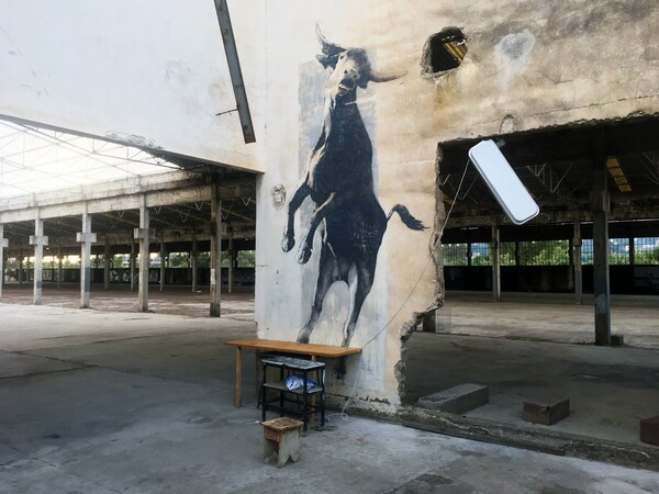 Πινακοθήκη με γκράφιτι σε παλιό εργοτάσιο του Πύργου