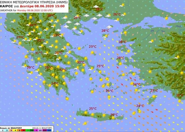 Ο καιρός το τριήμερο του Αγίου Πνεύματος- Πότε θα βρέξει, πού θα έχουμε 30άρια [χάρτες]