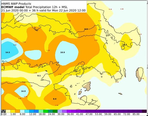 Επιδείνωση του καιρού από σήμερα – Ποιες περιοχές θα επηρεαστούν (Χάρτες)