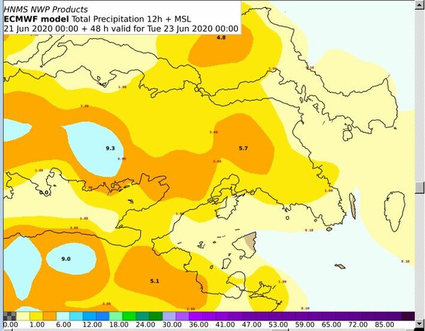 Επιδείνωση του καιρού από σήμερα – Ποιες περιοχές θα επηρεαστούν (Χάρτες)