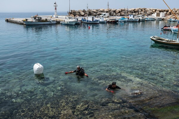 Το SeaChange Greek Islands στις Μικρές Κυκλάδες: Μάζεψαν εκατοντάδες κιλά σκουπιδιών από παραλίες και τον βυθό