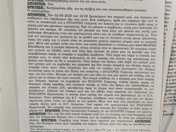 Ανώγεια: Οι καταθέσεις του 29χρονου και του τραυματία μάρτυρα - Τι αποκαλύπτει η δικογραφία