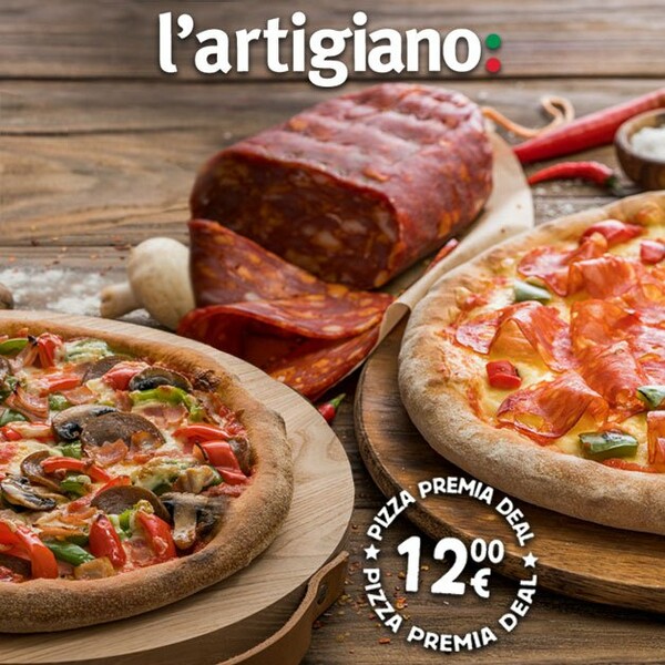 Νέα προσφορά της l’artigiano για τους λάτρεις της πίτσας