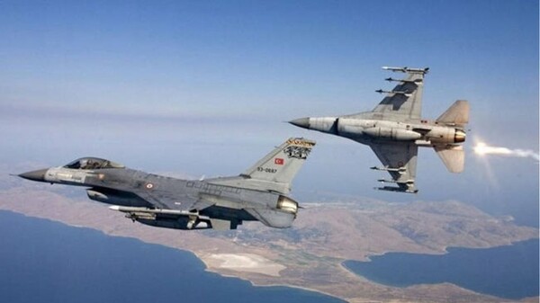 Τουρκικά F-16 πέταξαν πάνω από τις Οινούσσες και τη νήσο Παναγιά