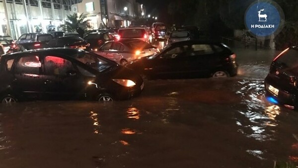 Τεράστια η καταστροφή στη Ρόδο - Ζητούν να κηρυχθεί σε κατάσταση έκτακτης ανάγκης