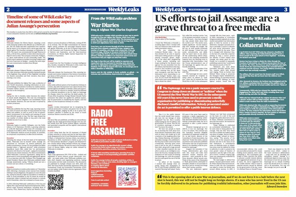 WeeklyLeaks : μία πειρατική εφημερίδα προς υποστήριξη του Assange