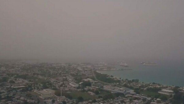 Το νέφος σκόνης «Γκοτζίλα» σκεπάζει την Καραϊβική - Εντυπωσιακές εικόνες και ανησυχία για το φαινόμενο
