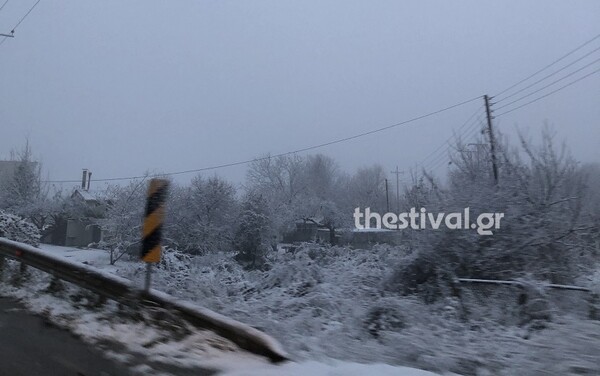 Στα λευκά ξύπνησε η βόρεια Ελλάδα - Τα πρώτα χιόνια σε Θεσσαλονίκη, Φλώρινα και Ξάνθη