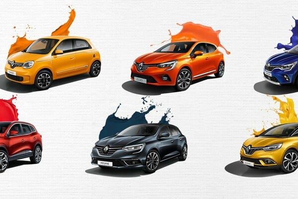 Color your day by Renault: Διαλέξτε το μοντέλο που σας ταιριάζει και επιλέξτε το χρώμα δωρεάν