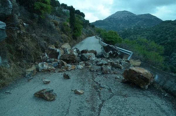 Σεισμός στη Σάμο: Προβλήματα από κατολισθήσεις στην Ικαρία