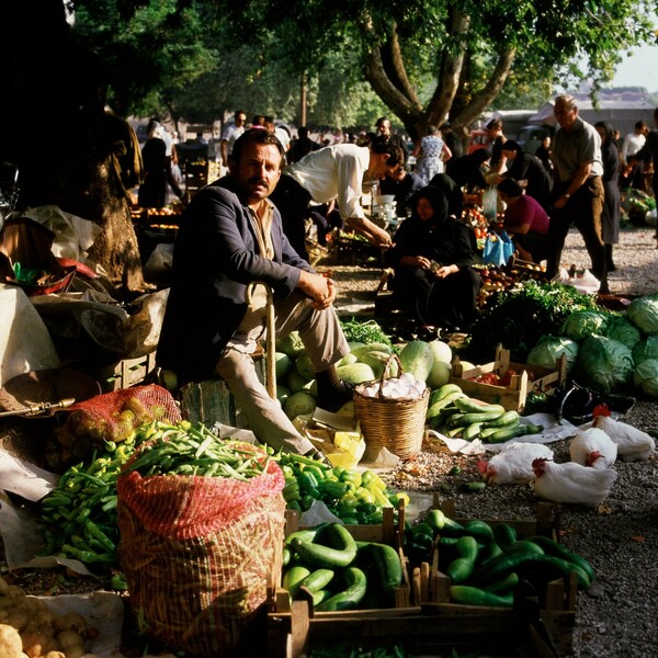 Στην υπαίθρια αγορά των Ιωαννίνων τον Αύγουστο του 1973