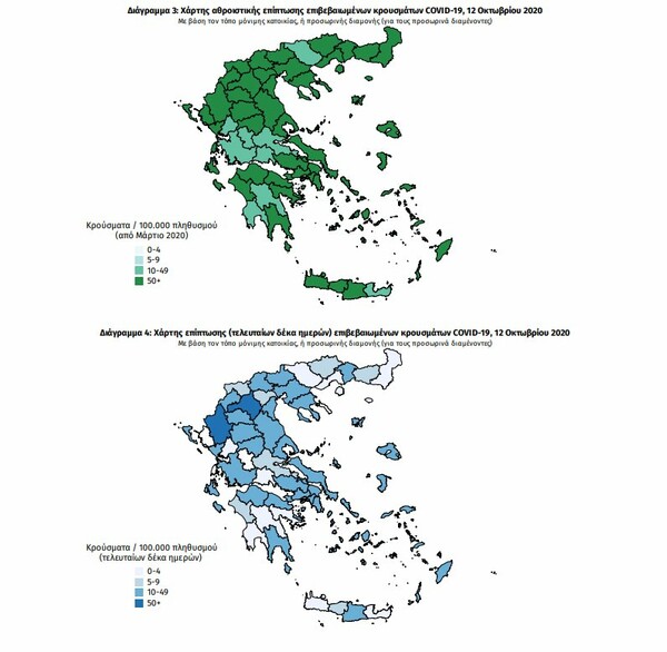 Κορωνοϊός: 145 νέα κρούσματα στην Αττική- 25 περιοχές στον σημερινό «χάρτη»